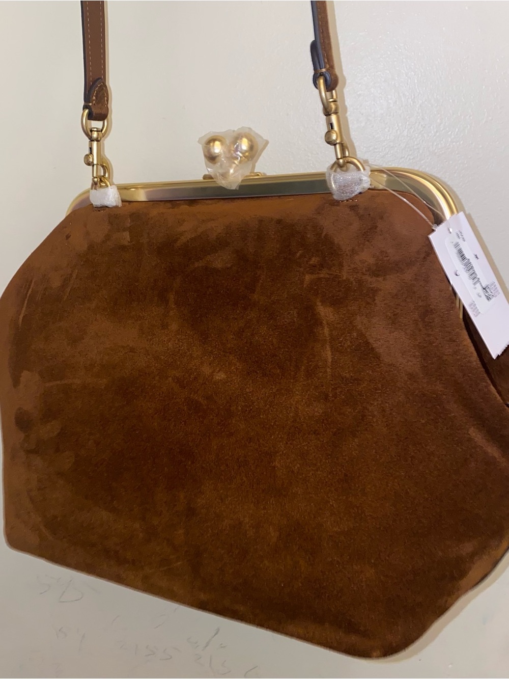 Coach 🤎  Kisslock Frame Bag 27 New with tags 🏷️ - Picture 16 of 16